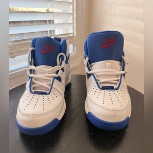 Nike Air Max Courtballistec Mid White Blue Red Vintage 2006 Men’s 8 Tennis